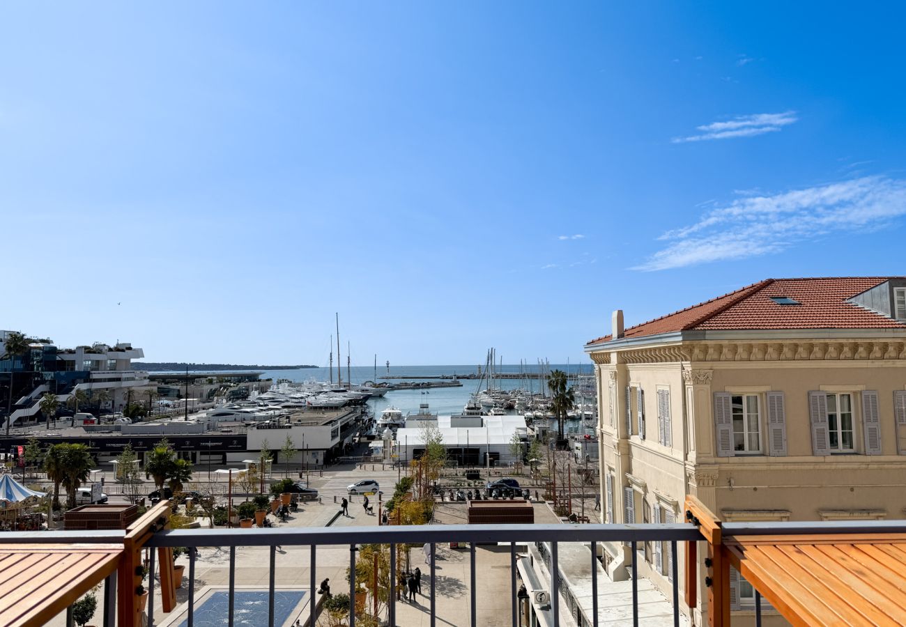 Appartement à Cannes - Félix Faure - Sea & Palais des Festivals View